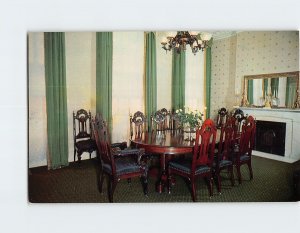 Postcard The dining room, Theodore Roosevelt House, New York City, New York