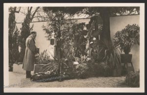 3rd Reich Germany Hitler Parents Graves RPPC Used Photo Hoffmann O4 103648