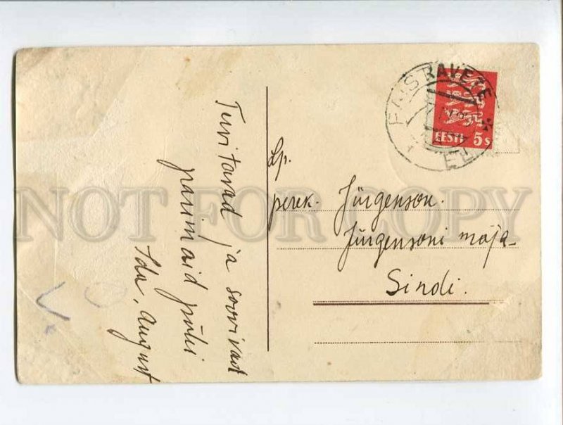 3049757 EASTER Dance GNOME w/ MANDOLIN vintage PC