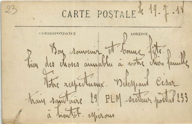 CPA AUBUSSON Vallee de la Beauze (1144421)