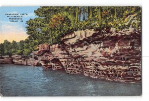 Wisconsin Dells WI Postcard 1930-1950 Swallows Nests