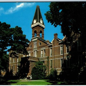 c1970s Des Moines, IA Old Main Administration Building & Cute Girl Students A310