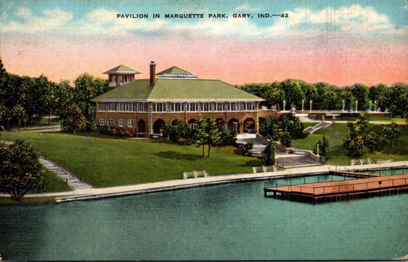 Indiana Gary Pavilion In Marquette Park