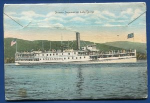 Lake George New York Village Kattskill Bay Fish Point Postcard Folder 