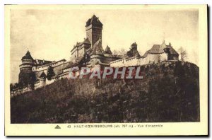 Postcard Old Hochk?nigsburg overview