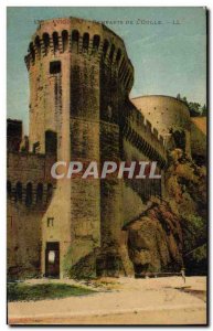 Old Postcard Chateau Avignon Ramparts Oulle