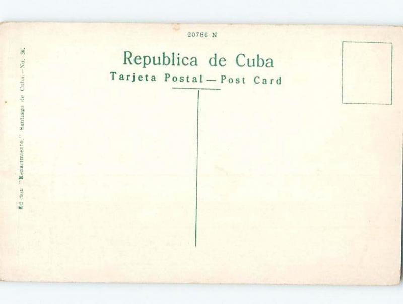 Unused Old Postcard BONIATO HILL Santiago De Cuba F5328