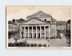 Postcard Money's Theatre Opera, Brussels, Belgium