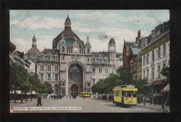 059436 Belgium Anvers gare centrale de l'avenue Old