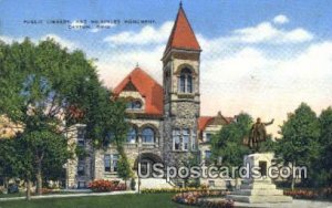 Public Library & McKinley Monument - Dayton, Ohio