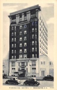 Washington DC Parkside Hotel Vintage Postcard AA29394