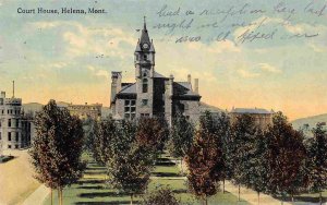 Court House Helena Montana 1914 postcard