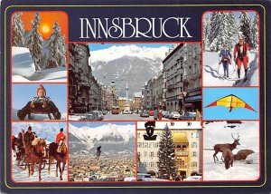 Wintersportplatz und Olympiastadt Austria Postcard