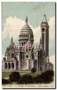 Paris Postcard Old Basilica of the Sacred Heart General Appearance