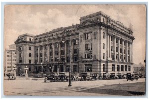 c1940's Court House Building Cars Street View Omaha Nebraska NE Vintage Postcard