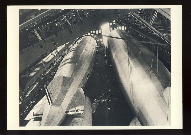 Lakehurst, New Jersey/NJ Postcard, Airships Los Angeles & Graf Zeppelin