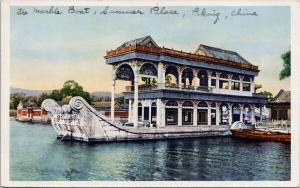 The Marble Boat Summer Place Peking China Beijing Unused Hartung's Postcard F1