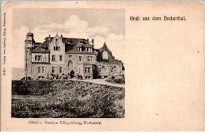 Neckarelz, Germany - A view of Hotel Klingenburg - c1905