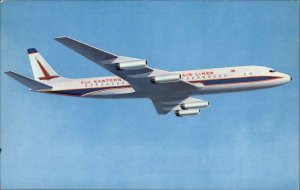 Eastern Airlines Long-Range DC-8 Jet Airliner Airplane Vintage Postcard