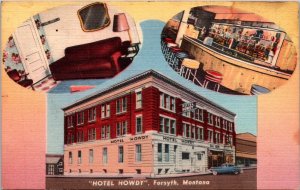 K13/ Forsyth Montana Postcard Linen 3View Hotel Howdy Caf� Room  261