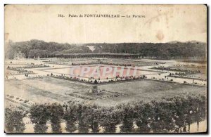 Old Postcard Palais De Fontainebleau Le Parterre