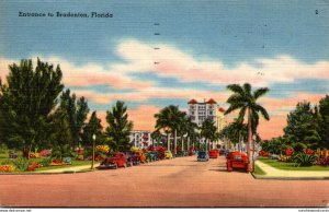 Florida Bradenton Entrance Looking South 1958