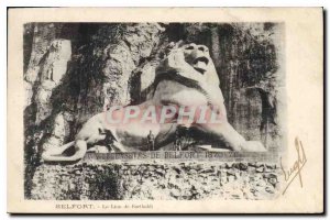 Old Postcard Belfort The Lion of Bartholdi