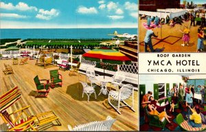 Illinois Chicago YMCA Hotel Roof Garden