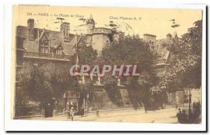 Paris (5em) Old Postcard The museum of Cluny