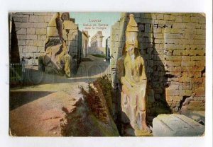 415684 EGYPT LOUXOR Temples statue Vintage postcard