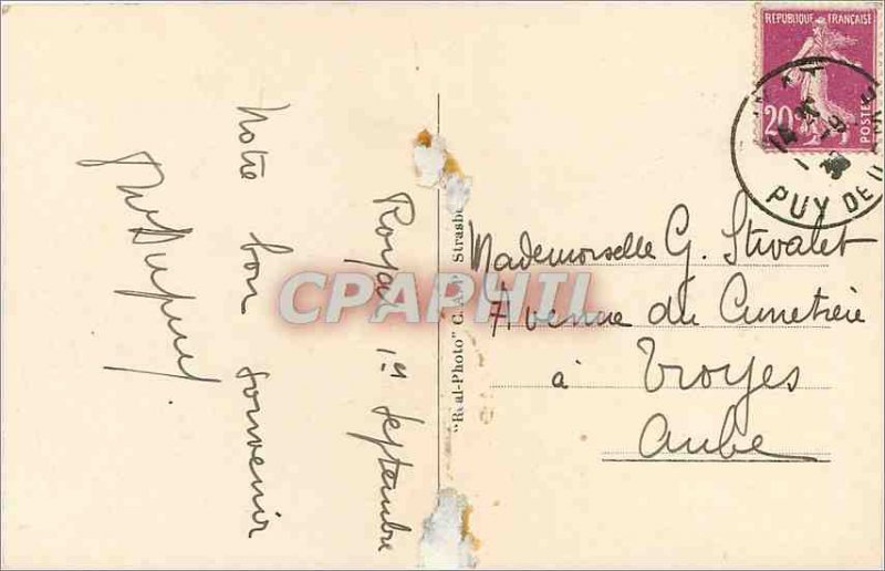 Old Postcard The Old Church Royat