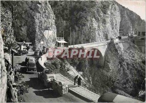 Postcard Frontiere Franco Italian Moderne Menton Le Pont Saint-Louis