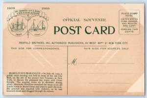 Hudson Fulton Celebration Commission No. 36 Float Hamilton Harangue Postcard