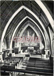 Postcard Modern Church N D Vongy Leman Thonon les Bains (Haute Savoie) (Mauri...