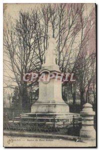 Old Postcard Amiens statue of Ren? Goblet