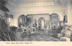 Parlor Interior Tampa Bay Hotel Tampa Bay Florida 1910c Rotograph postcard