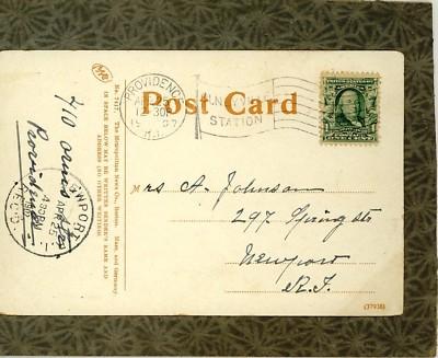 PROVIDENCE RI RHODE ISLAND STATE HOUSE 1907 Postcard