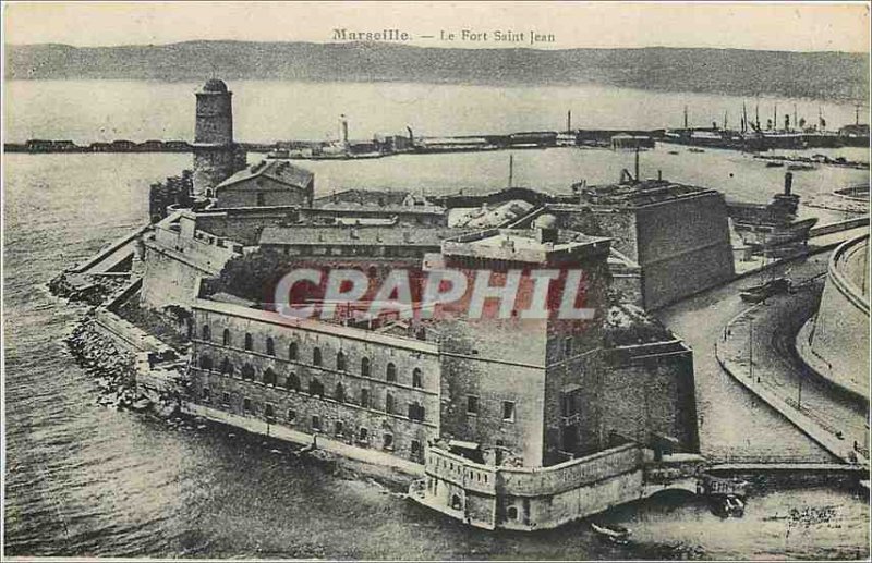 Old Postcard Marseille Port Saint John