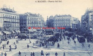 Spain, Madrid, Puerta Del Sol, Trolley, Grapos No 6