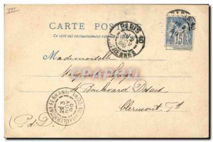 Old Postcard Old Paris Chocolate Guerin Boutron Place du Grand Chatelet