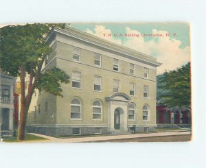 Divided-back BUILDING SCENE Gloversville New York NY AE8909