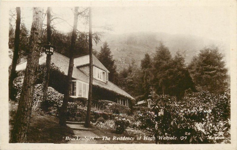 The Residence of English novelist Hugh Walpole Brackenburn Lake District Cumbria 