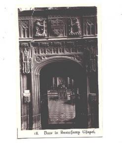 Interior, Door to Beauchamp Chapel, Warwick, England