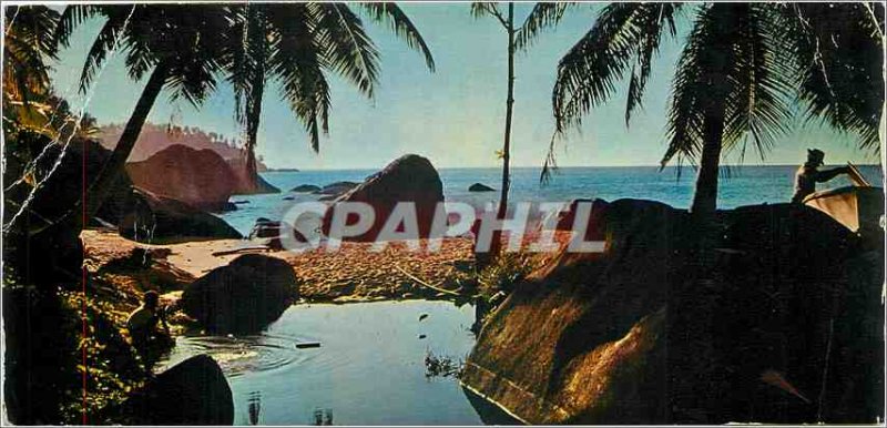 Modern Postcard Seychelles Islands Nature as God Made