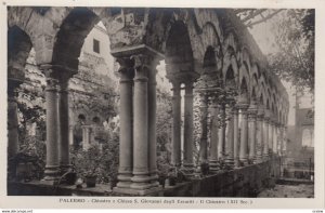 RP; PALERMO, Sicilia, Italy, 1900's-1910's; Chiostro E Chiesa S. Giovanni Deg...