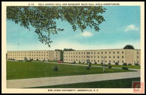 Nell Sunday and Margaret Mack Halls Girls Dormitories, Bob Jones Univ, Greenv...