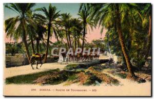 Algeria Biskra Constantine Old Postcard Route Touggourt