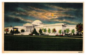 Postcard Washington DC - National Art Gallery by Night
