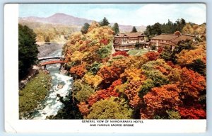 Nikko-Kanaya Hotel Sacred Bridge JAPAN Postcard