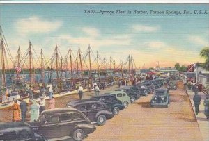 Florida Tarpon Springs Sponge Fleet In Harbor